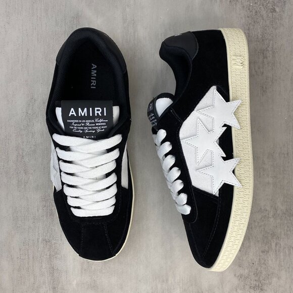 Amiri Men's Black Contrast Star Patch Sneakers - Picture 3 of 9
